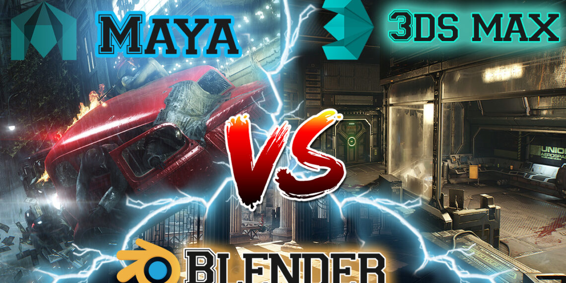 3DS Max VS Maya VS Blender