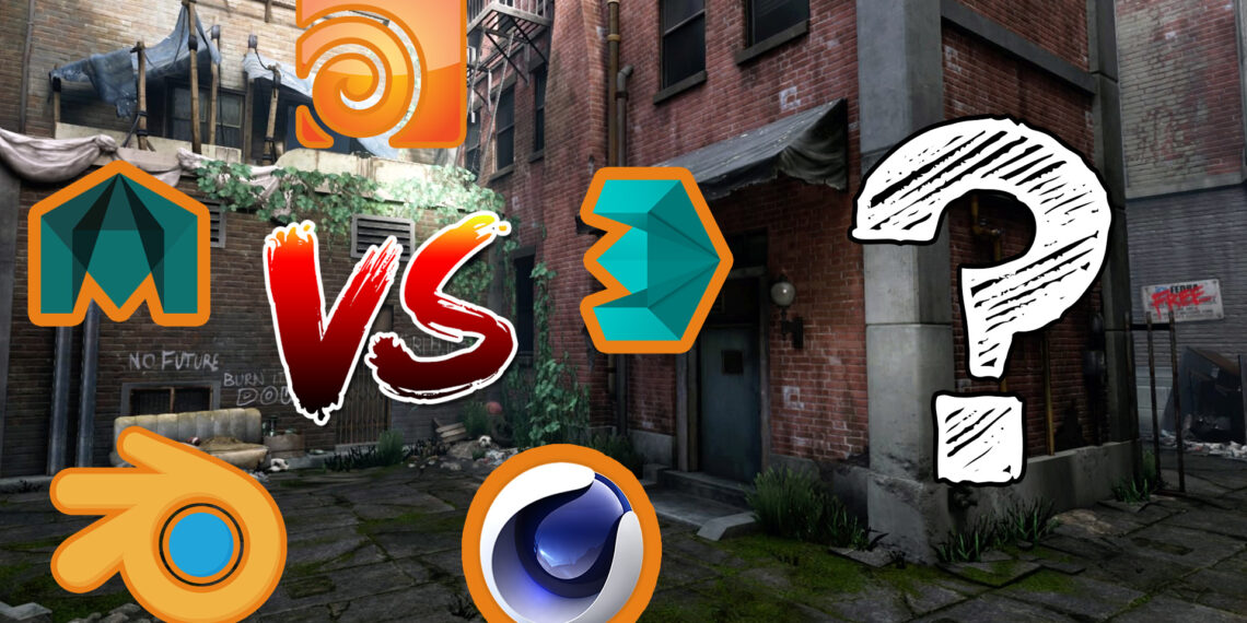 Maya vs 3Dsmax vs Cinema 4d vs Houdini vs Blender