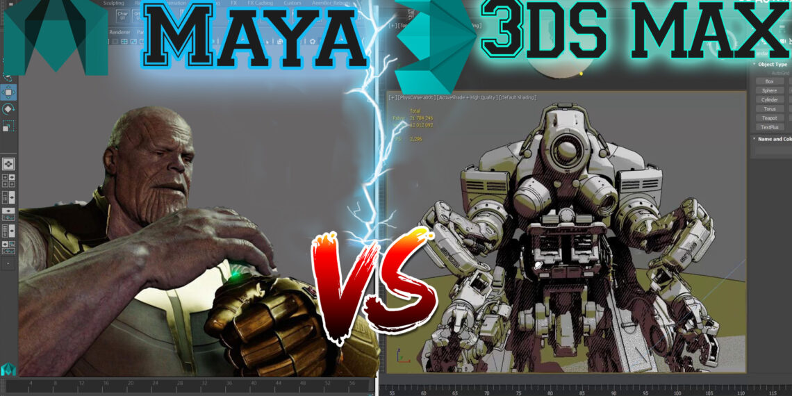 3DS Max VS Maya Which One Is Better - InspirationTuts