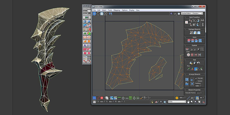 3Ds Max UV Unwrapping