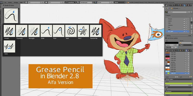 Blender for 2D animation