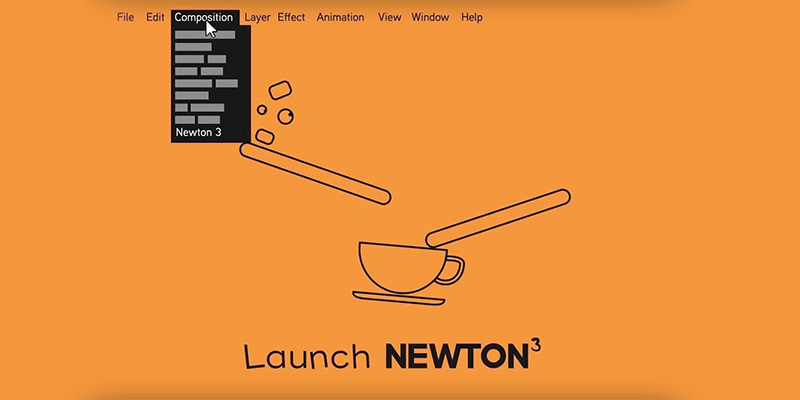 Как установить newton 3 after effects