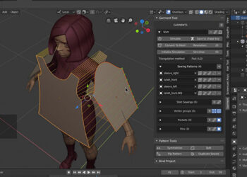 Blender addon for cloth