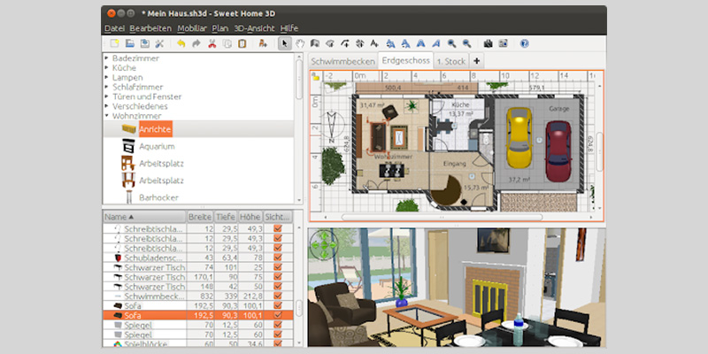 Sweet home 3d free architecture modeling software for mac