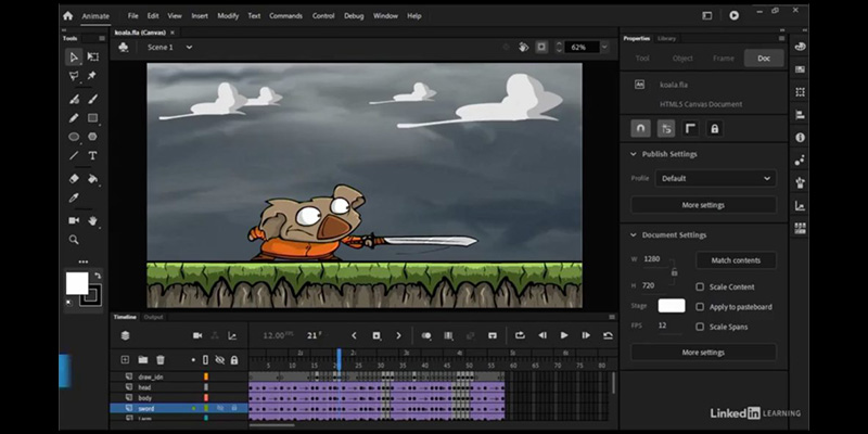 basic animation in adobe animate