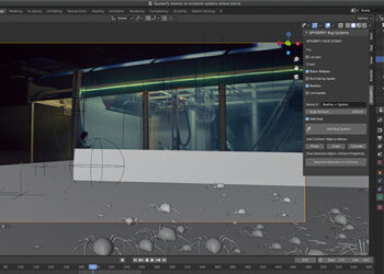 insect simulation Blender addon