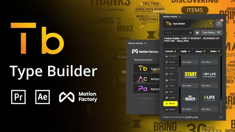 type builder after effects free download
