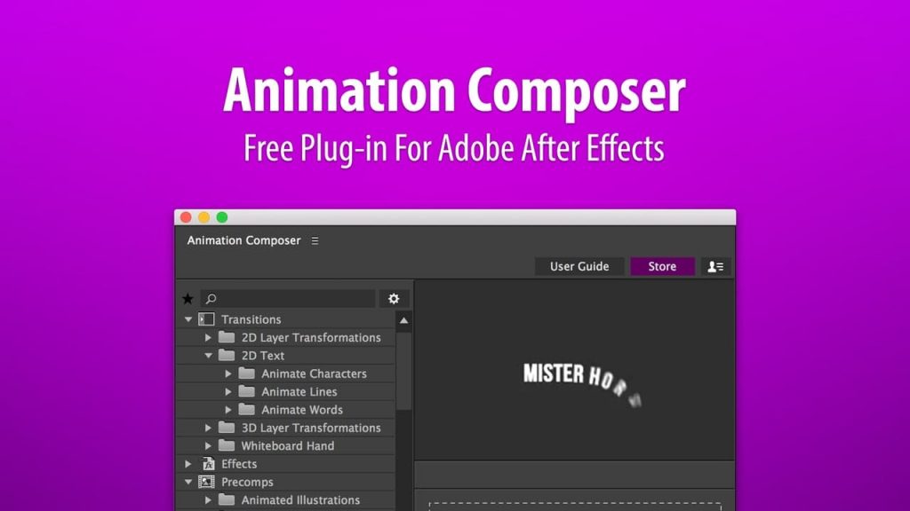 Free After Effects plugins | Animation Composer