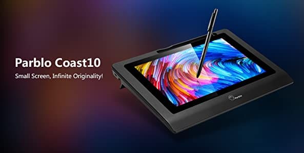 Drawing tablets with screen | Parblo Coast 10