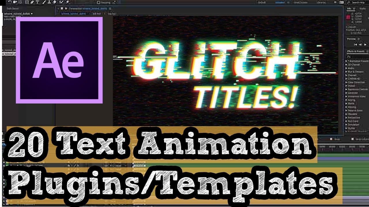 adobe after effects 3d text plugin free download