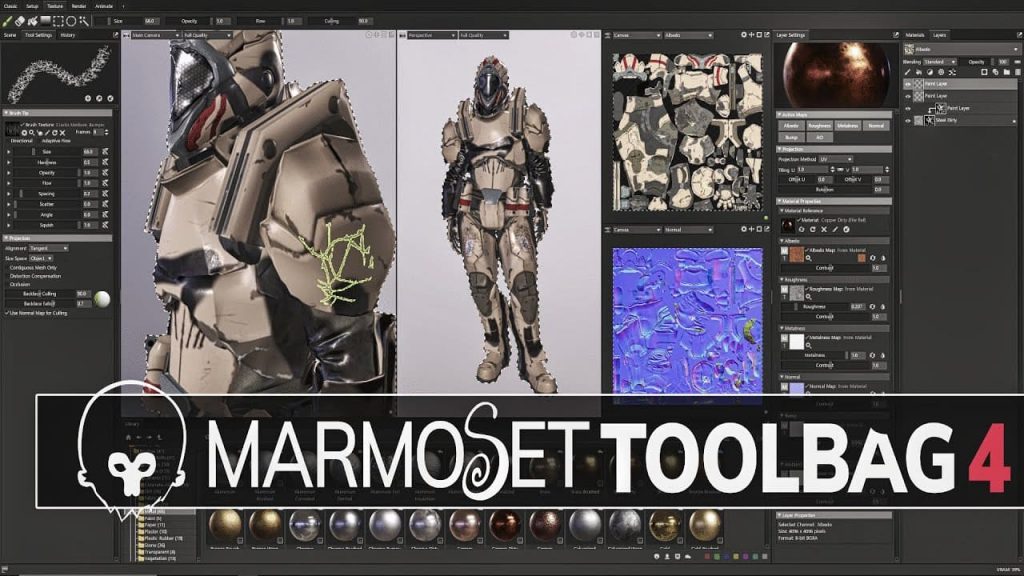 rendering materials in marmoset toolbag 3 danial