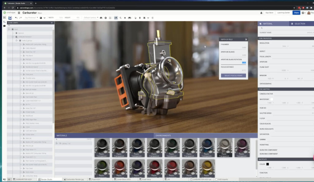 Onshape vs Solidworks | Real-time rendering