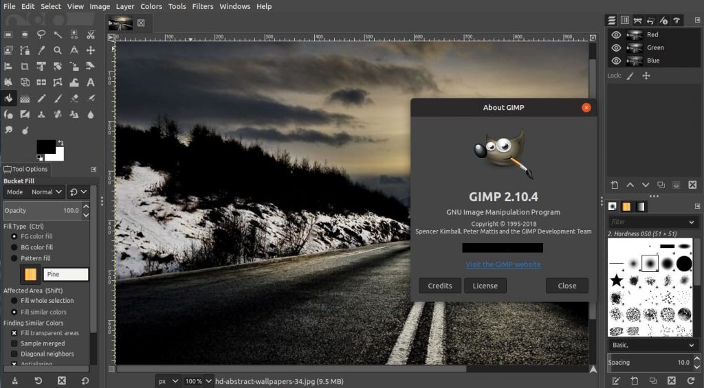 GIMP vs Photoshop in pricing