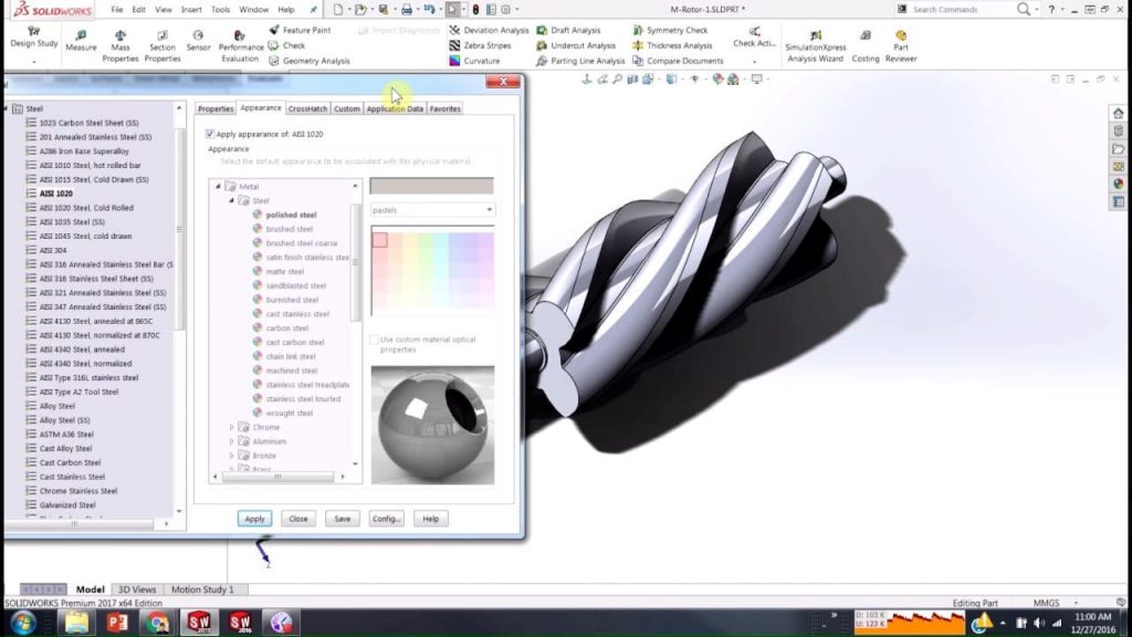 Onshape vs Solidworks | Materials and material editor