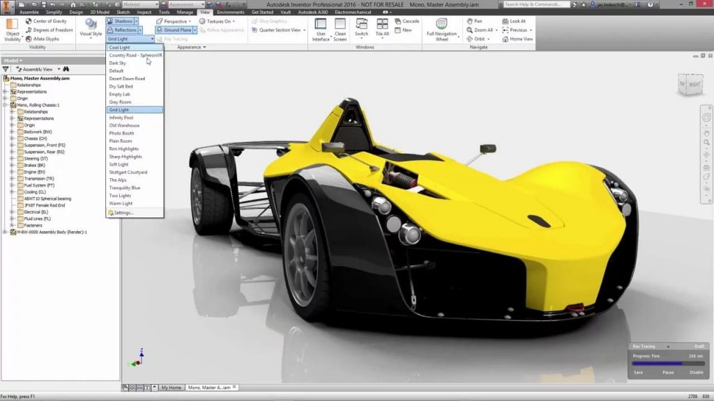 CATIA vs Inventor in rendering