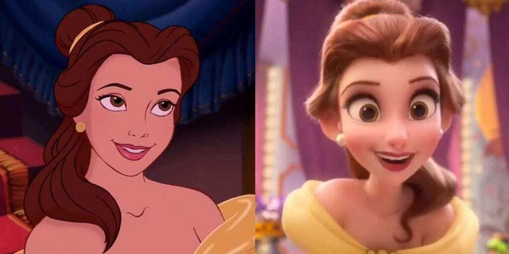 3D vs 2D styles in The Beauty & The Beast movie