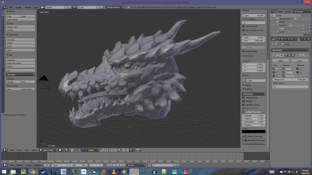 3d modeling vs sculpting | Blender 3D