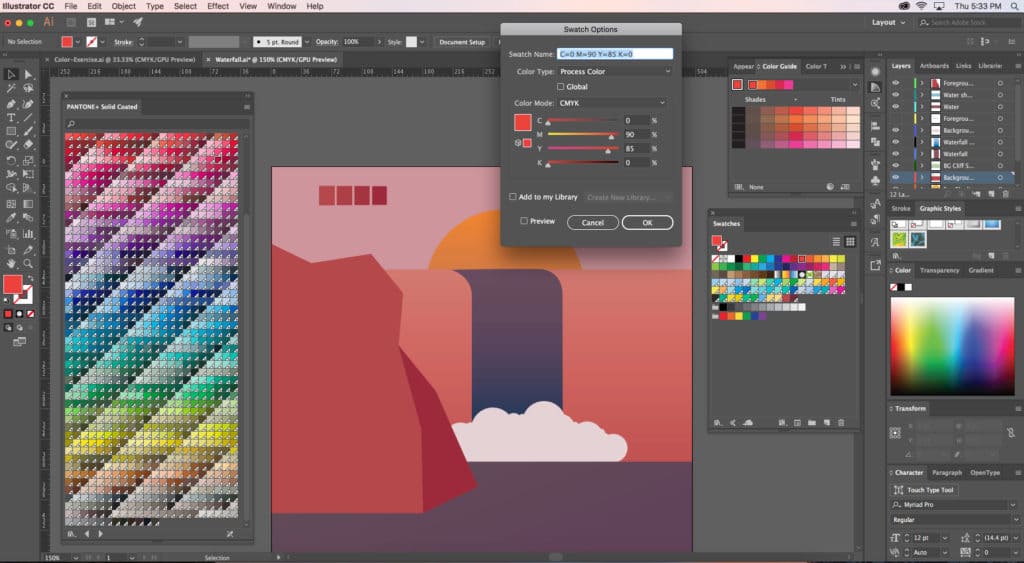 Photoshop vs Illustrator CMYK color mode