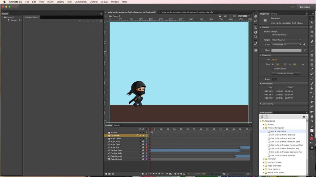 Adobe Animate vs Krita | Exporting Options