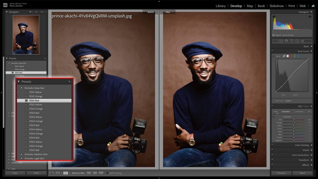 Photoshop vs Lightroom | Presets