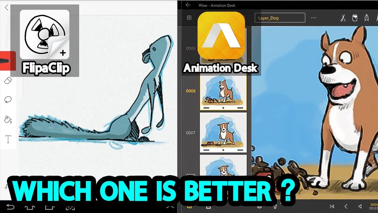 FlipaClip VS Animation Desk | Full Comparison - InspirationTuts