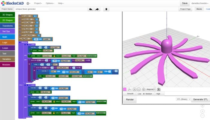 Free online industrial design software | BlocksCAD