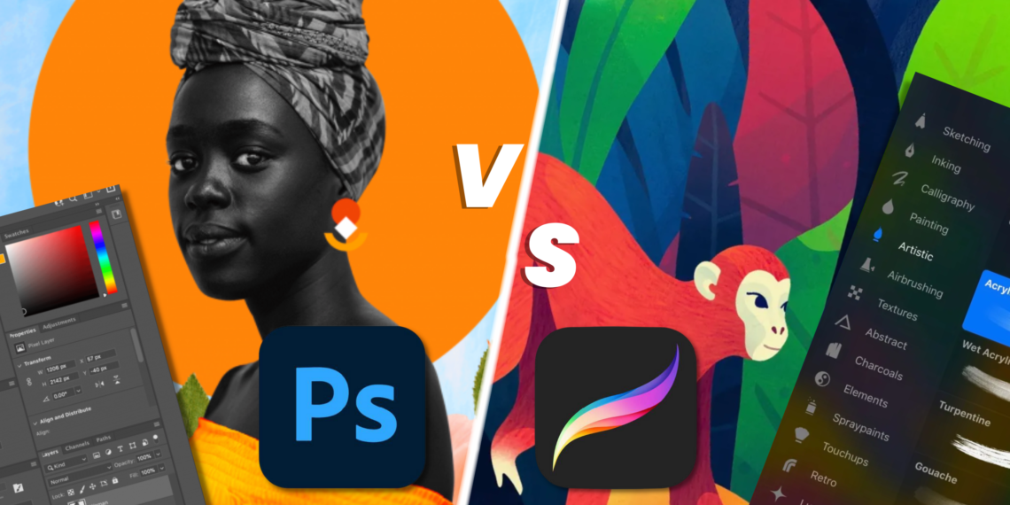 Photoshop vs Procreate, which one is better