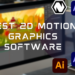 Best 2D motion graphics software