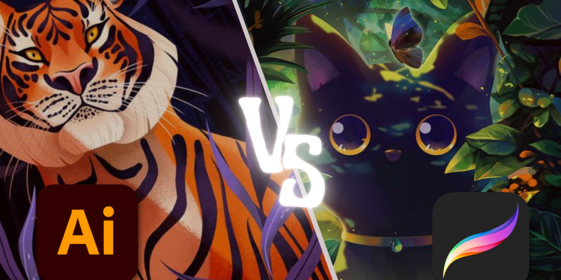 Adobe Illustrator vs Procreate