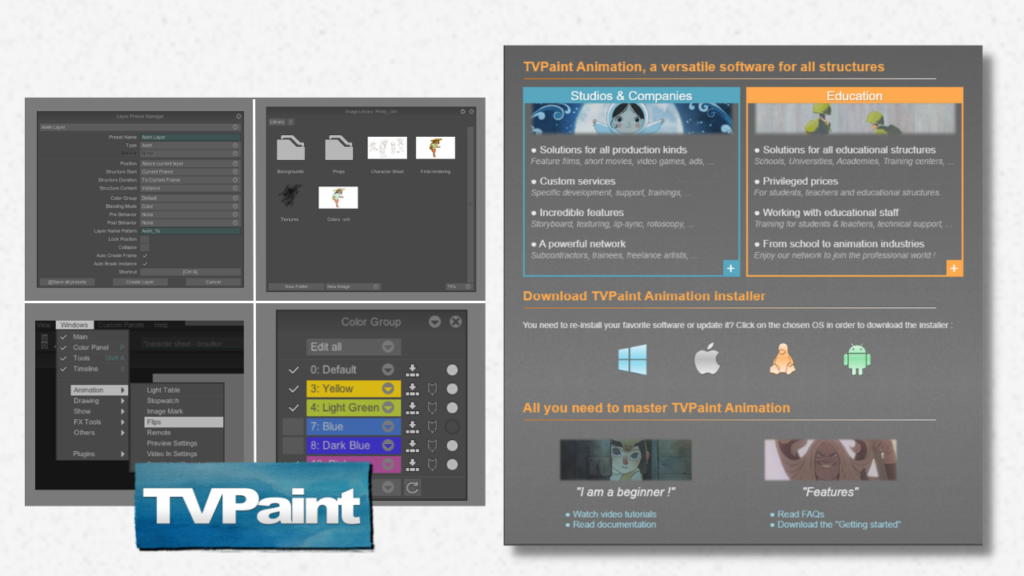 frame by frame animation software | TVPaint