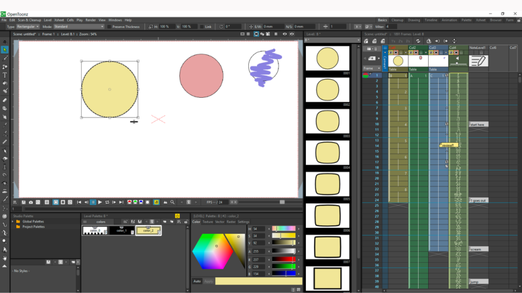 frame by frame animation software | OpenToonz