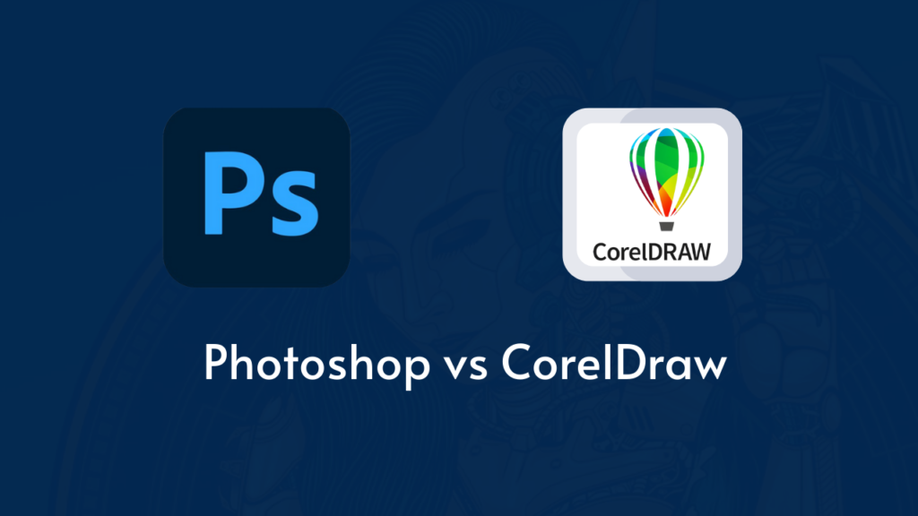 Photoshop vs CorelDraw logos