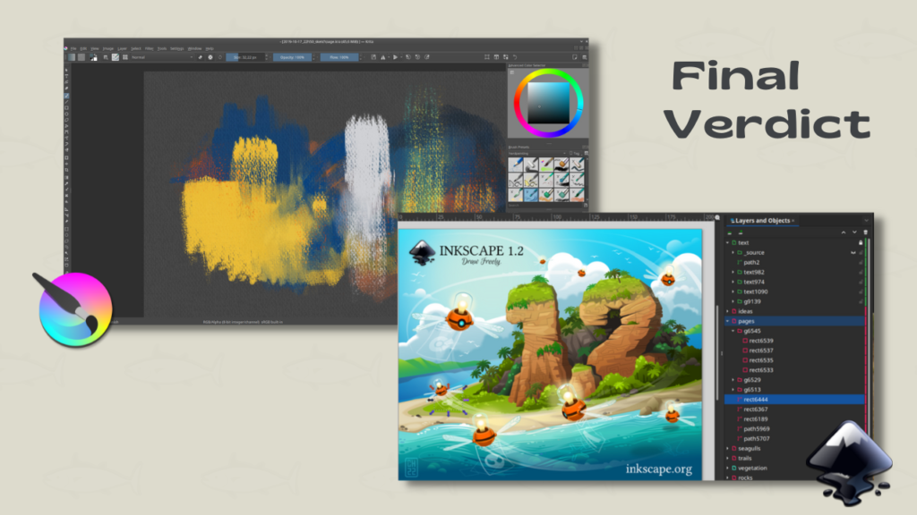 Krita vs Inkscape verdict