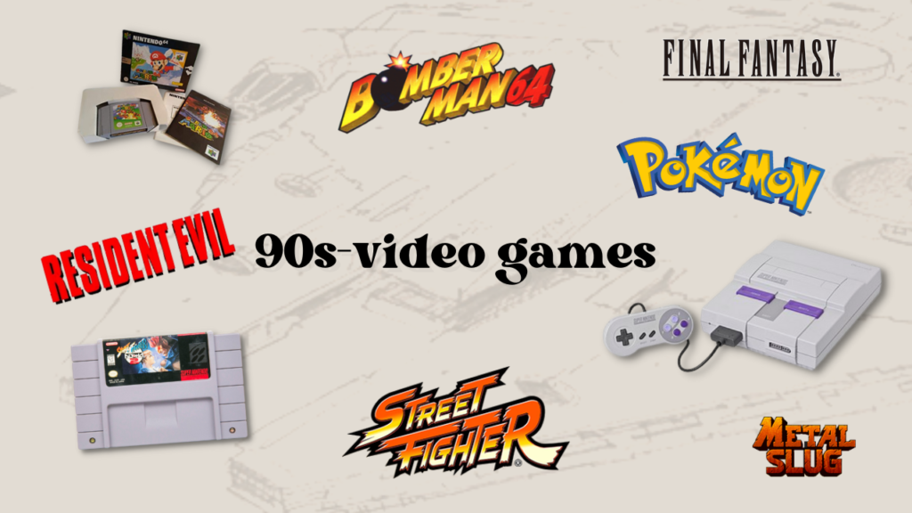 Most popular games in the 90s
