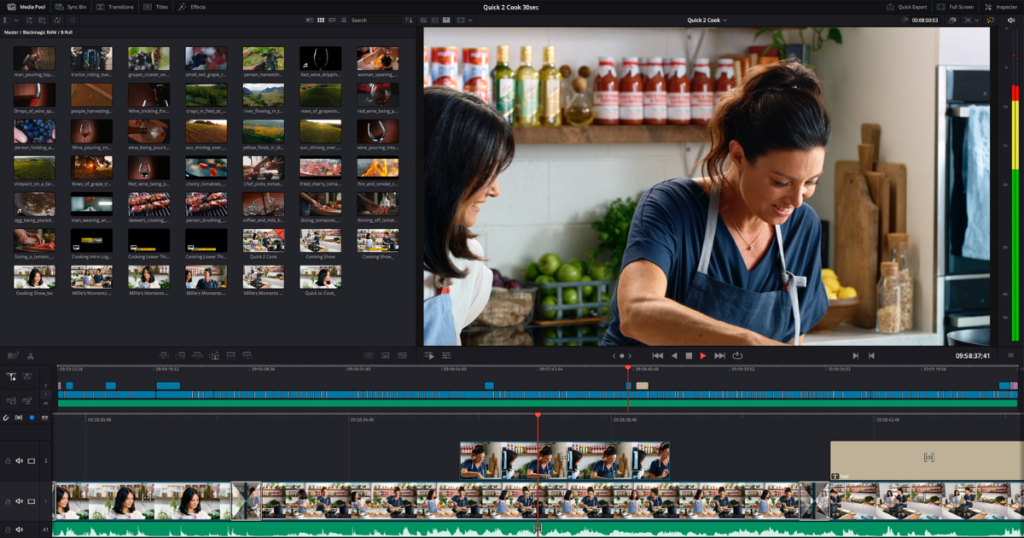 DaVinci Resolve 5 Best AI video editing software 